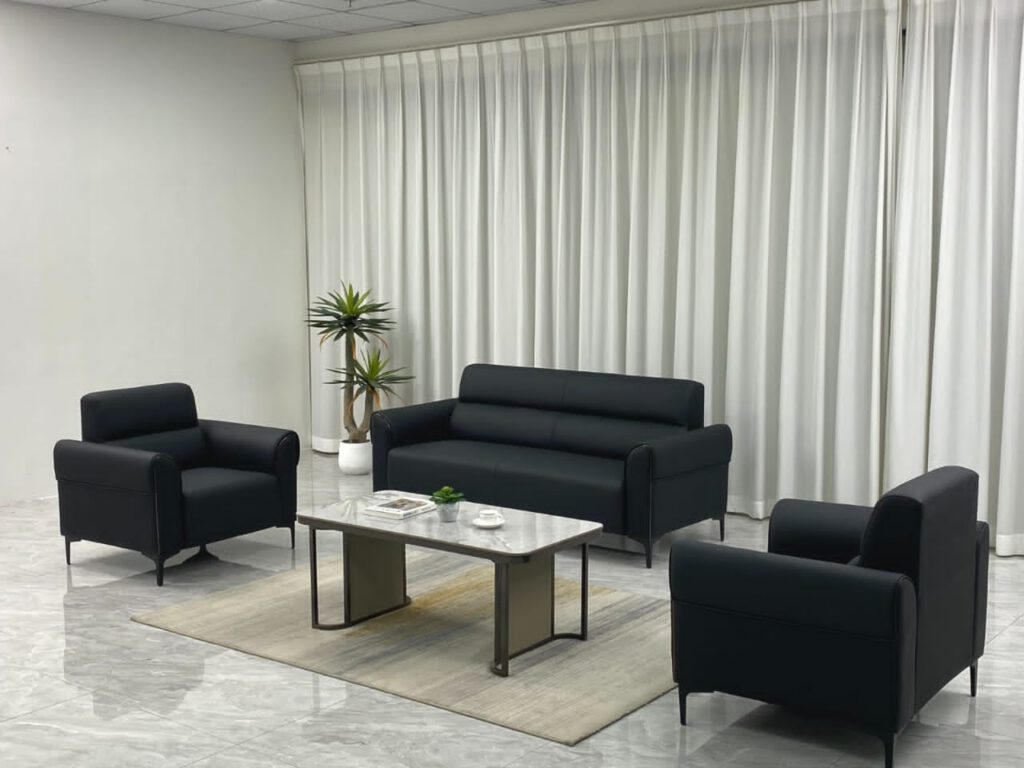 5 seater office sofa